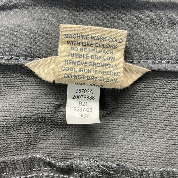 Duluth Trading Hiking Pants Women's Size 14x31 Gray Outdoor Straight Leg Pockets - Picture 7 of 9